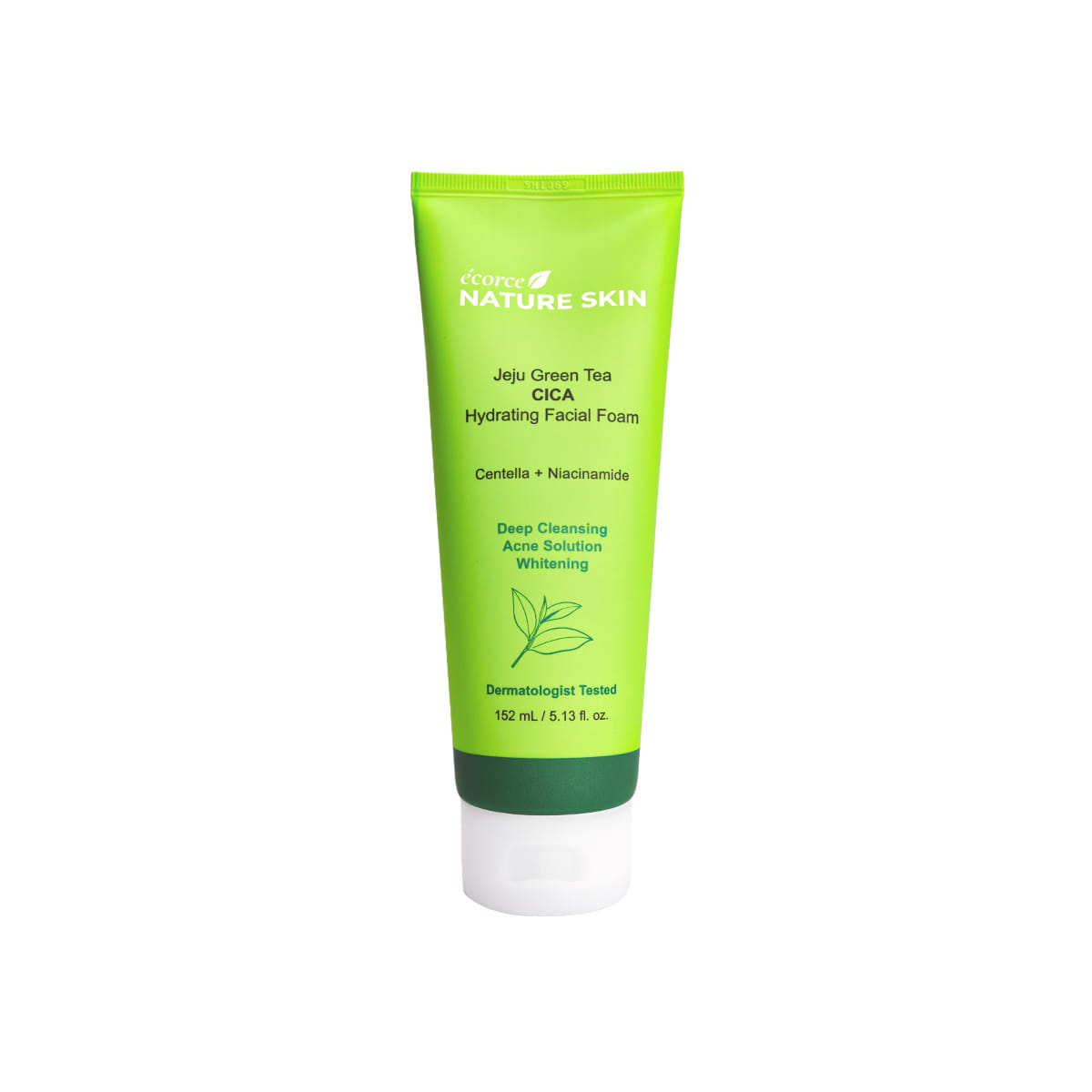 Nature-Skin-Jeju-Green-Tea-CICA-Hydrating-Facial-Foam-152-mL-(1).jpg Nature Skin Jeju Green Tea CICA Hydrating Facial Foam 152 mL - Image 1