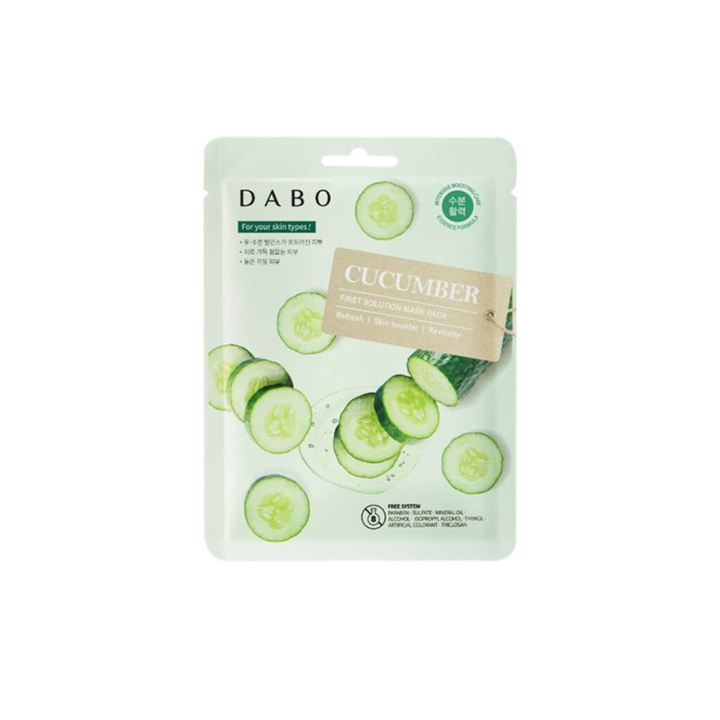 Dabo First Solution Mask Pack (Sheet Mask) - CUCUMBER