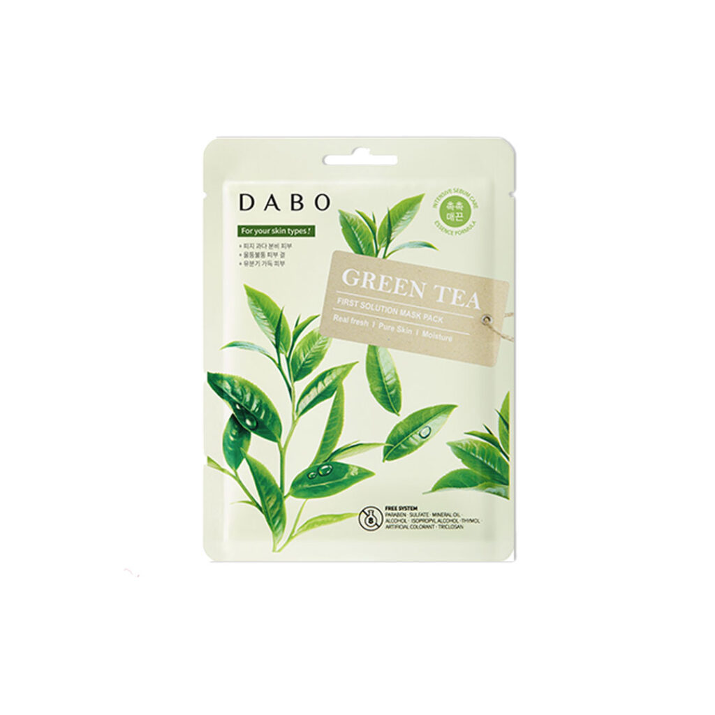 Dabo First Solution Mask Pack (Sheet Mask) - GREEN TEA