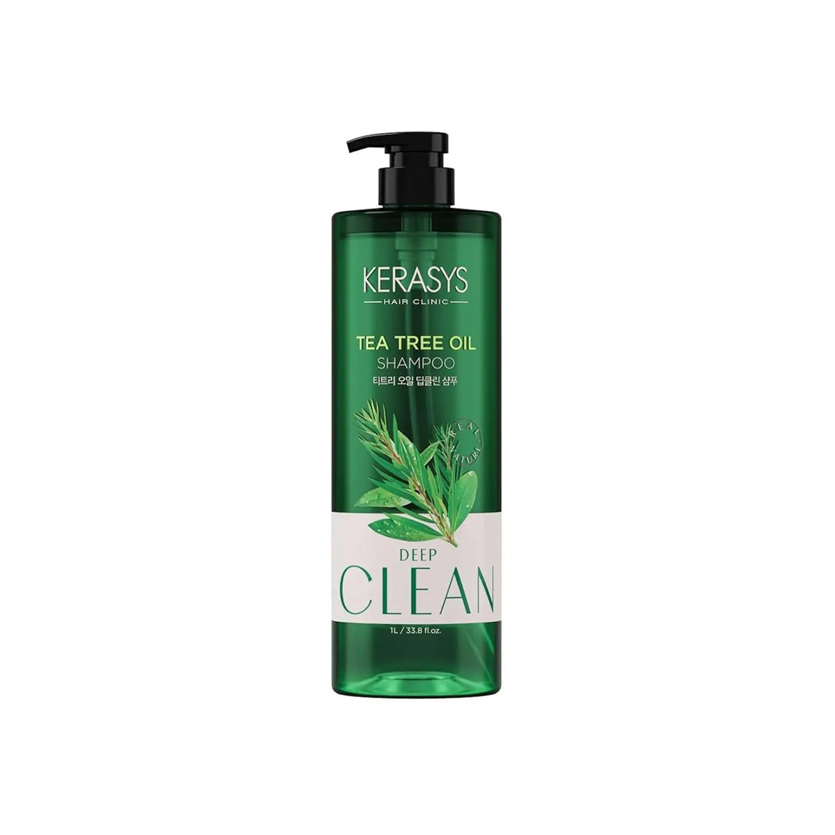 Kerasys Hair Clinic Tea Tree Oil Shampoo 1L (2) Kerasys Hair Clinic Tea Tree Oil Shampoo 1L
