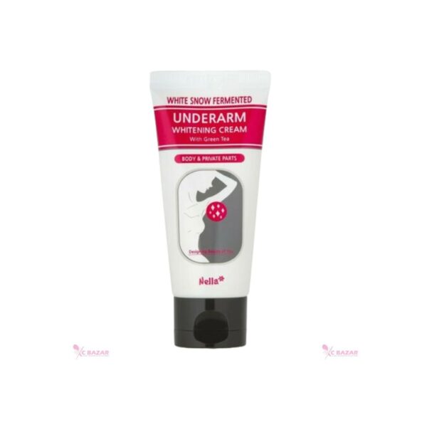 Nella White Snow Fermented Underarm Whitening Cream White Green Tea 50ml