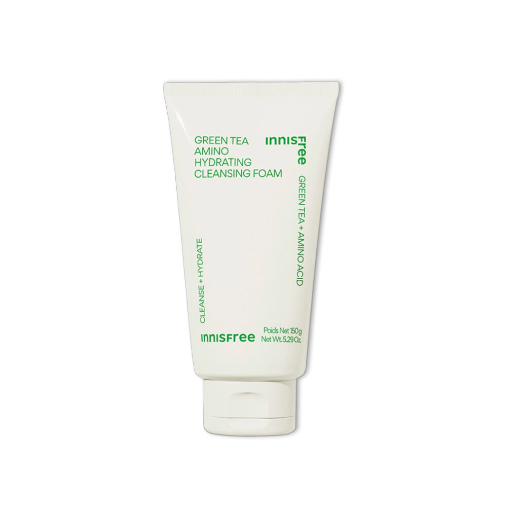 Innisfree Green Tea Amino Hydrating Cleansing Foam (New) 150g