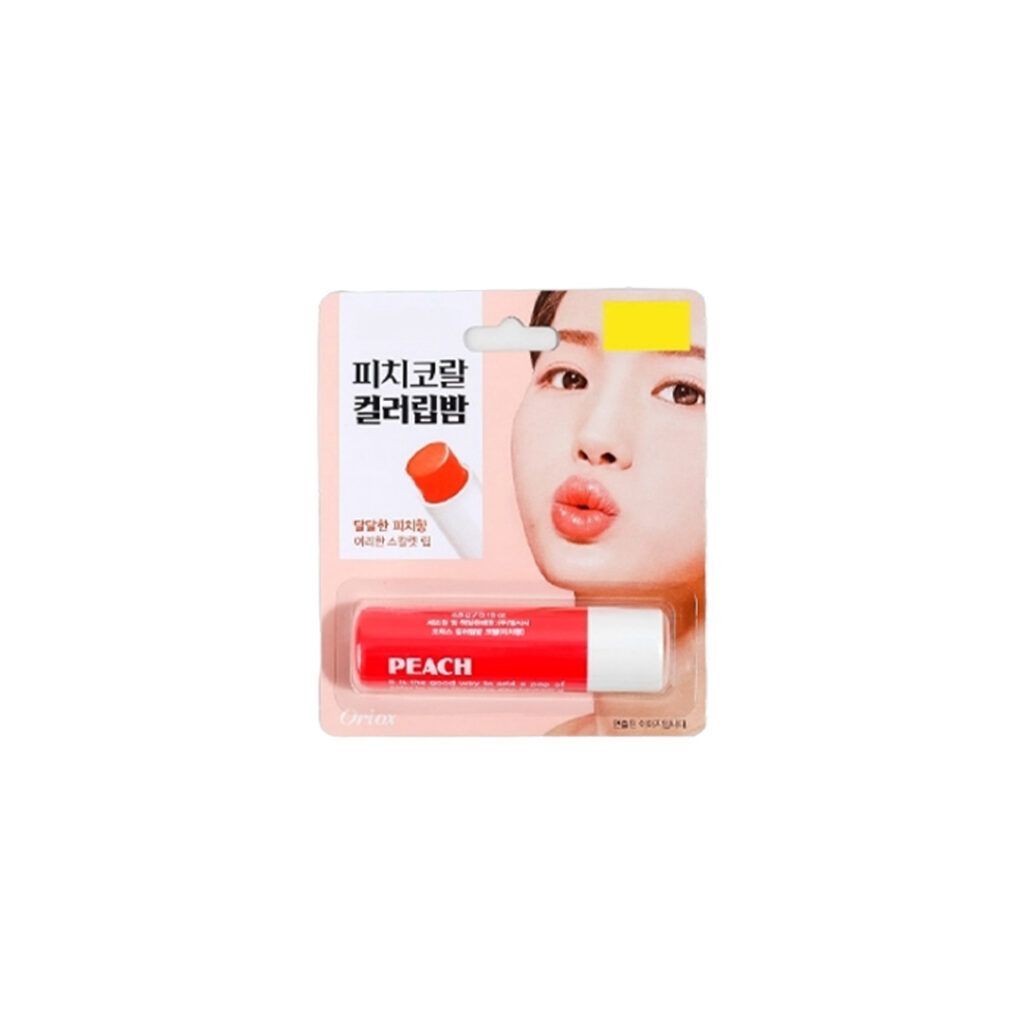 Oriox Color Lip Balm ( Peach ) 4.8g