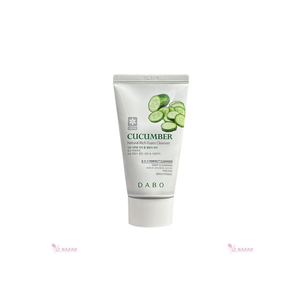 Dabo Natural Rich Foam Cleanser Cucumber 60ml