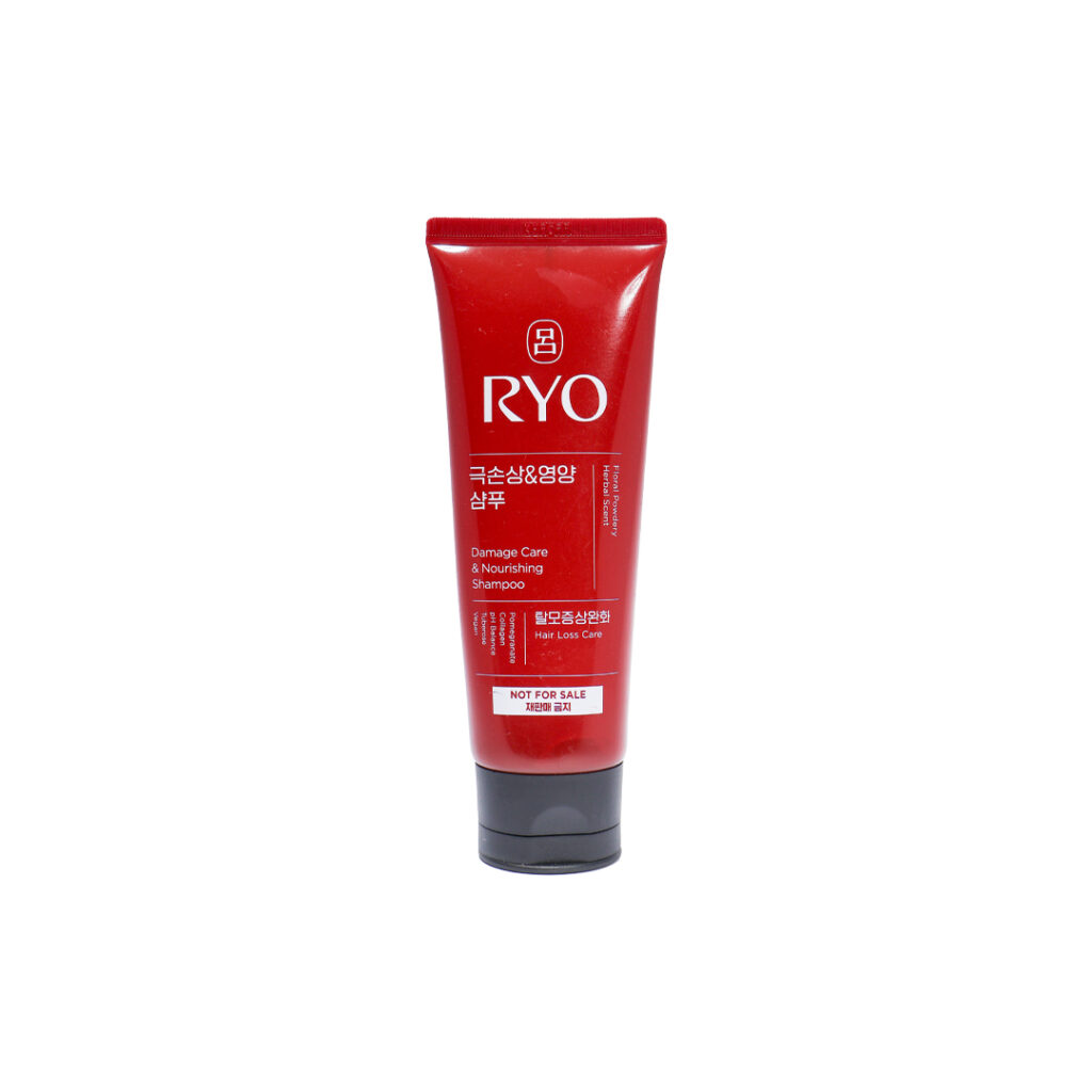 Ryo Damage Care & Nourishing Shampoo - Floral Powdery Herbal Scent - 112 ml
