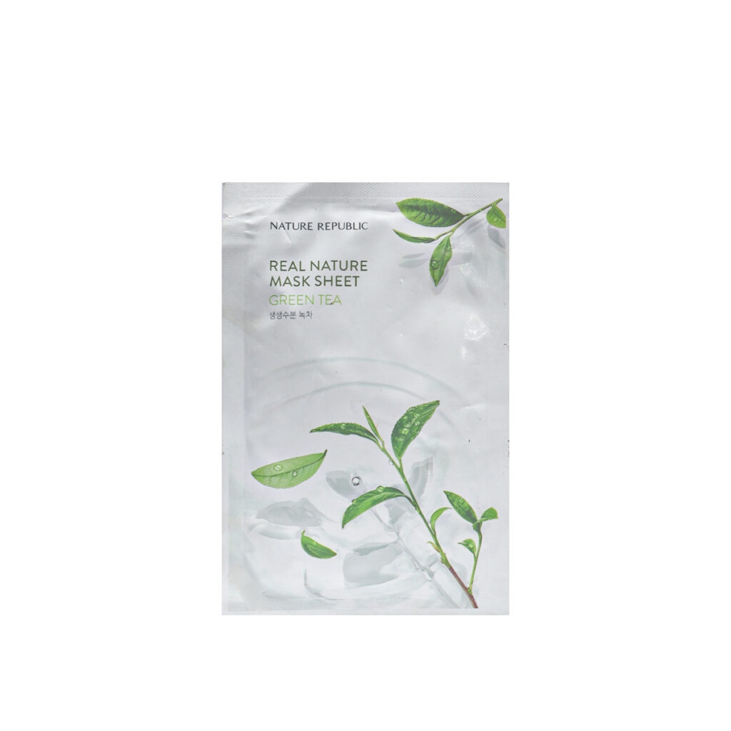 Nature Republic Real Nature Mask Sheet - GREEN TEA