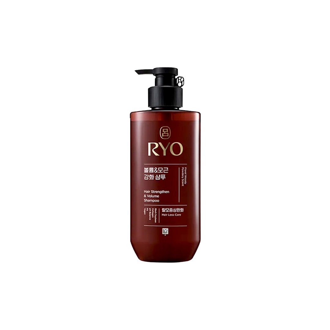 TSR487-RYO-Hair-Strengthen-&-Volume-Shampoo--480-ml Ryo Hair Strengthen & Volume Shampoo – Floral Woody Powdery Scent 480 ml - Image 1
