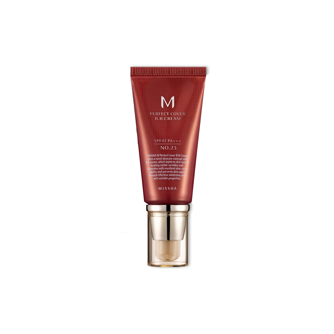 TSR494-Missha-Perfect-Cover-B.B-Cream-Spf42Pa-+++No--23-50-ml MISSHA M Perfect Cover BB Cream SPF42 PA+++ 50ml - Image 1