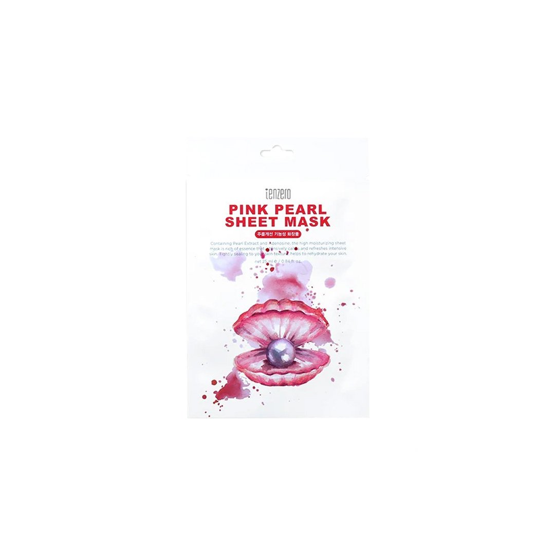 TSR501-Tenzero-Pink-Pearl-Sheet-Mask-25-ml Tenzero Sheet Mask 25 ml - Image 1