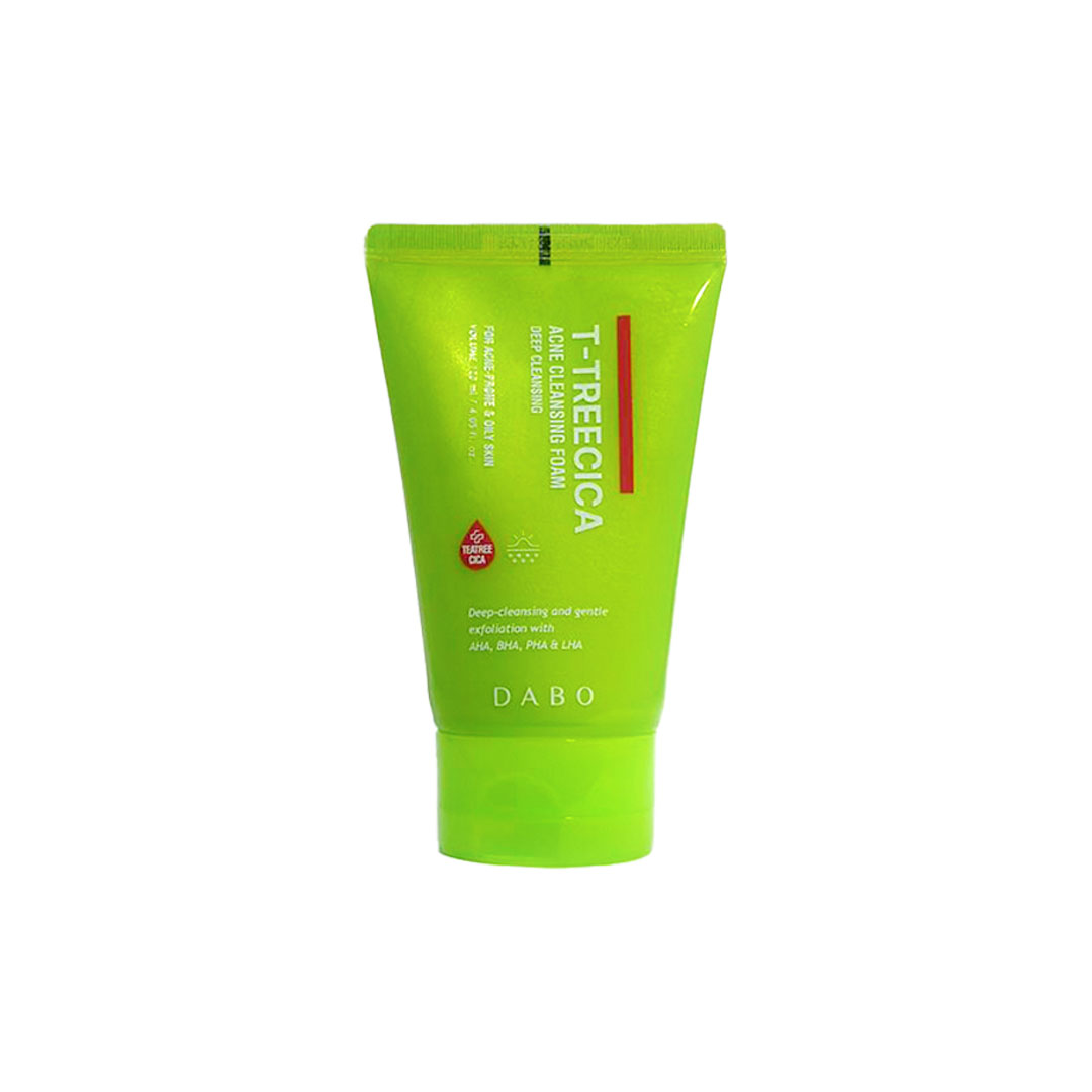 Dabo T-Tree Cica Acne Cleansing Foam 120 ml (4) Dabo T-Tree Cica Acne Cleansing Foam 120 ml