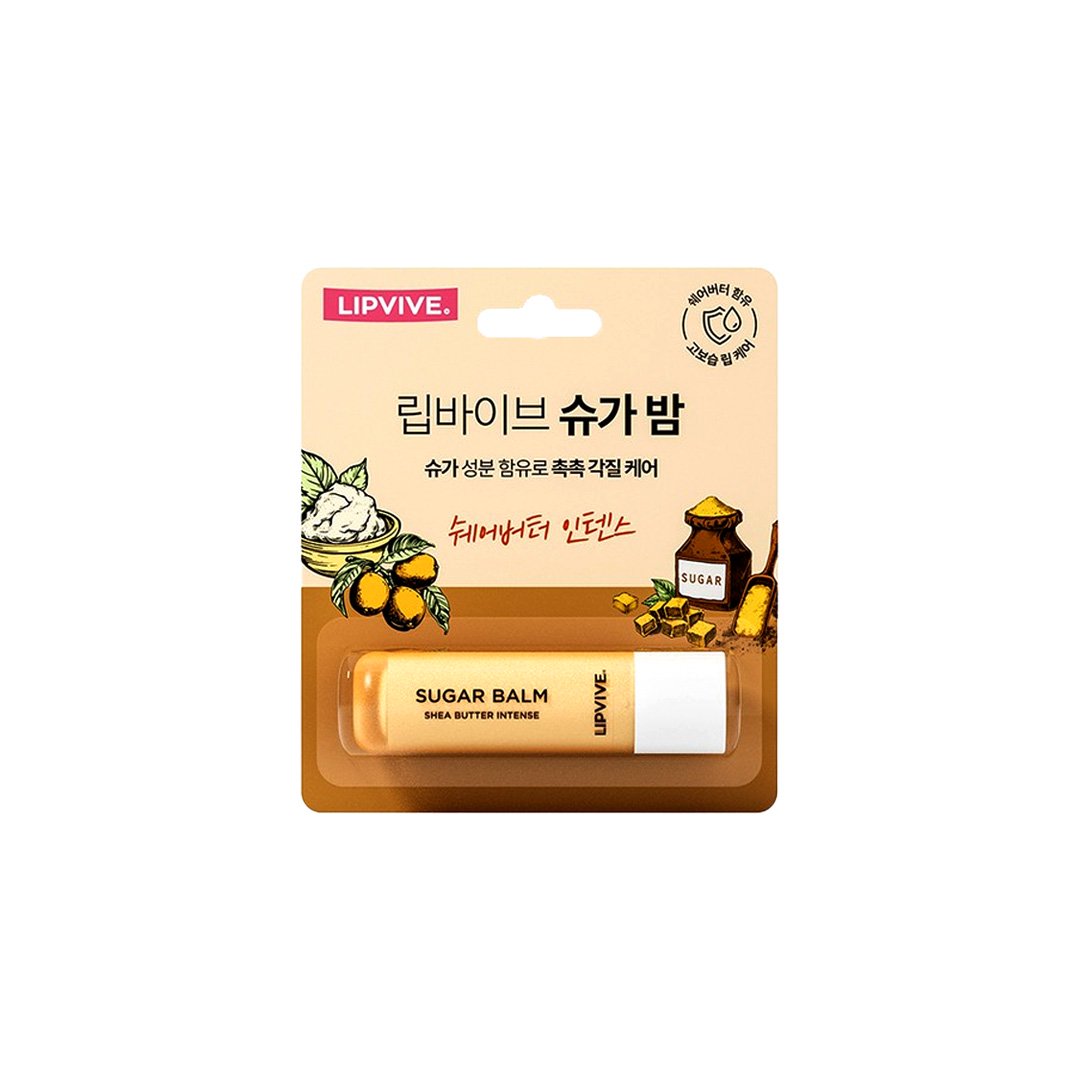 Lipvive Sugar Balm - Shea Butter Intense 4 (3) Lipvive Sugar Balm - Shea Butter Intense 4.8g