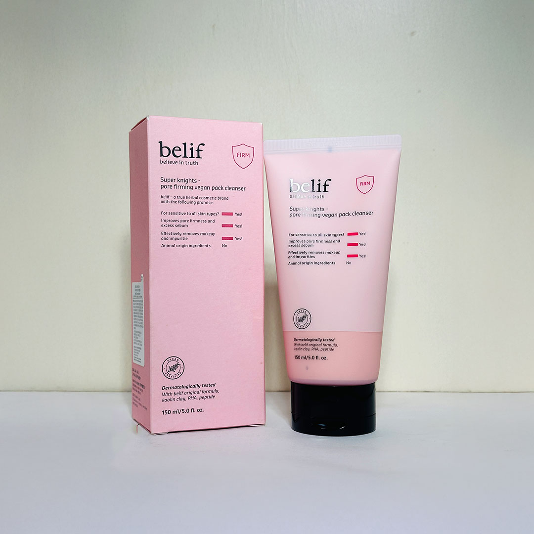 Belif Super Knights- Pore Firming Vegan Pack Cleanser 150 ml