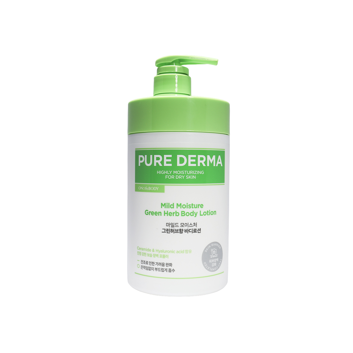 On The Body Pure Derma Moisture Body Lotion 1000 ml - GREEN HERB SCENT