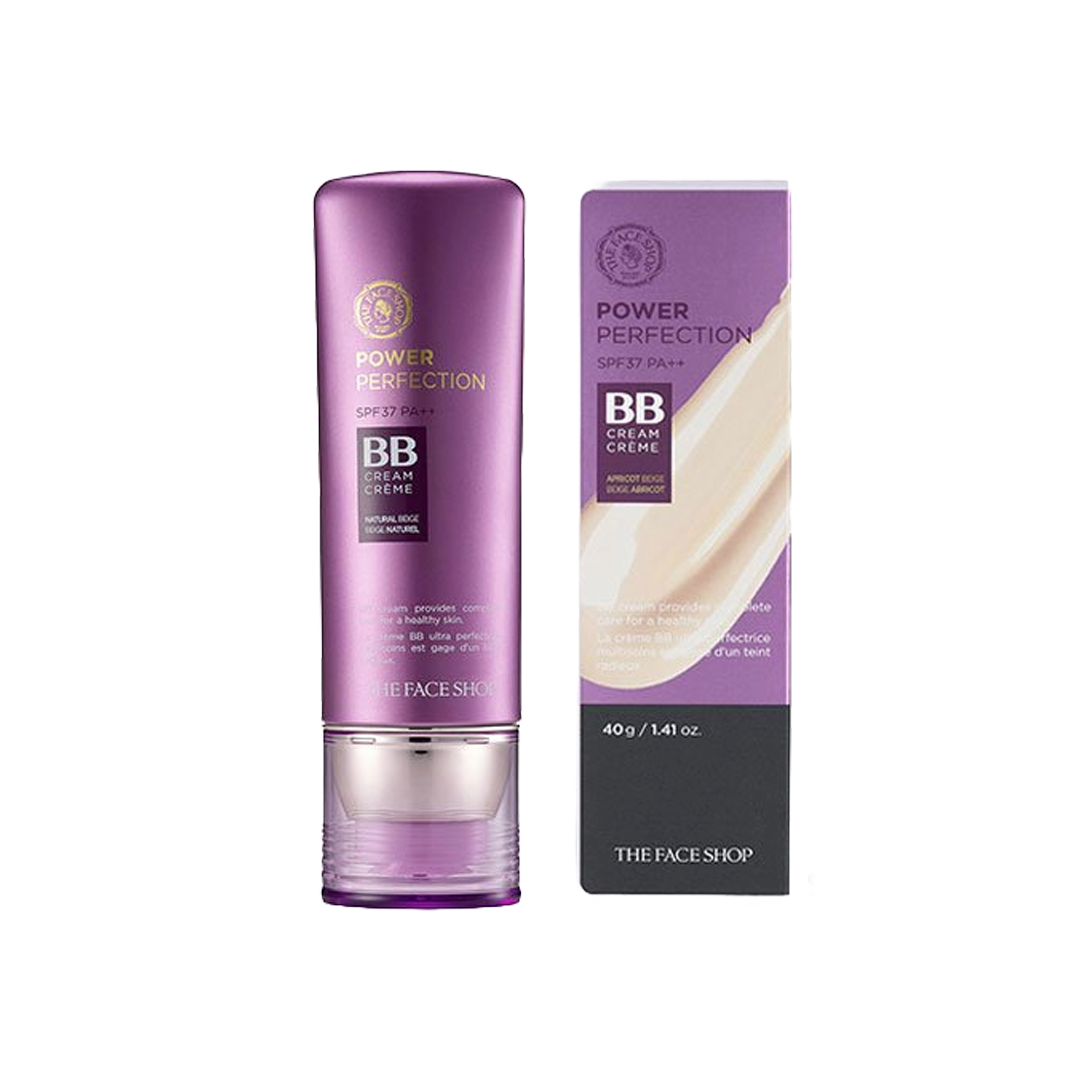 THE FACE SHOP Power Perfection BB Cream SPF37 PA++ V203 Natural Beige 40g