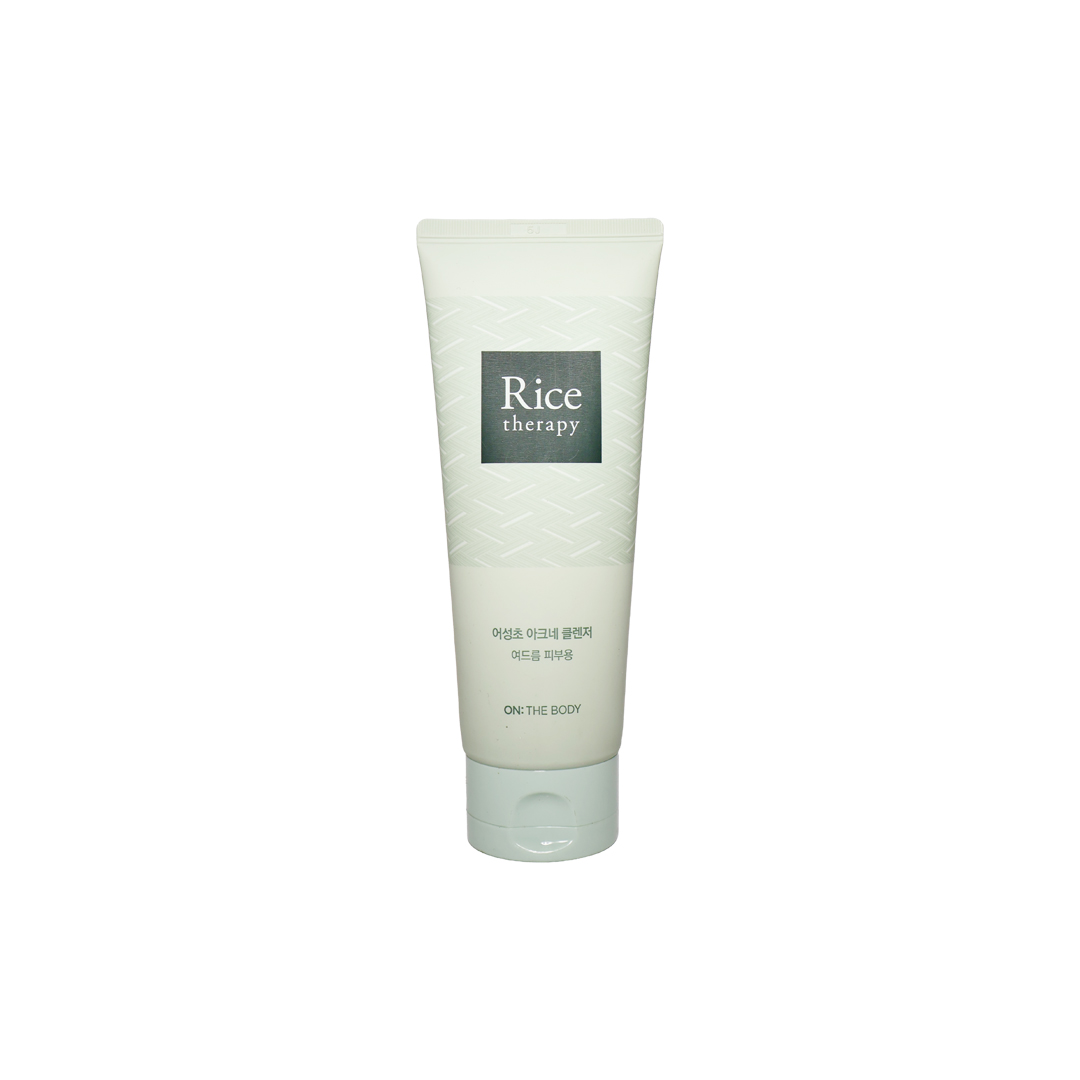 On the body Rice Therapy Heartleaf Acne Cleanser 150 ml (4) On the body Rice Therapy Heartleaf Acne Cleanser 150 ml