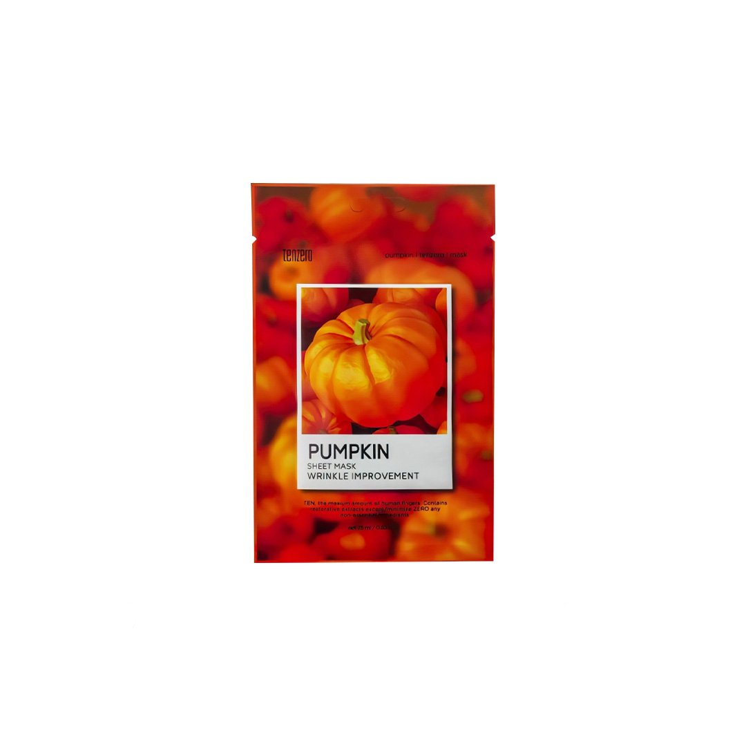 Tenzero Sheet Mask Wrinkle Improvement 25 ml - PUMPKIN
