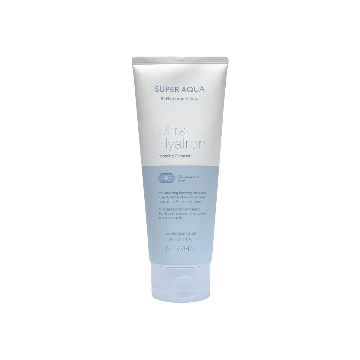 Missha Super Aqua Ultra Hyalron Foaming Cleanser 200 ml (1) Missha Super Aqua Ultra Hyalron Foaming Cleanser 200 ml