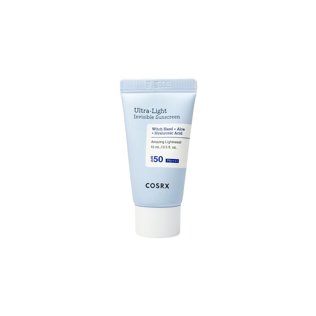 Cosrx Ultra - Light Invisible Sunscreen SPF50 PA++++ 15 ml (2) Cosrx Ultra – Light Invisible Sunscreen SPF50 PA++++ 15 ml