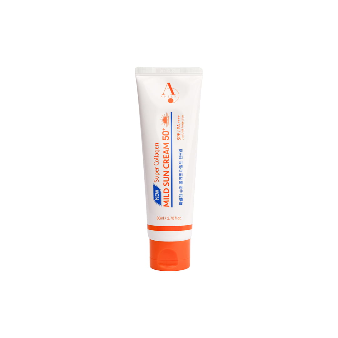 Anely New Super Collagen Mild Sun Cream Spf50+ Pa ++++ 80 ml (6) Anely New Super Collagen Mild Sun Cream SPA50+ PA++++ 80 ml - Image 1